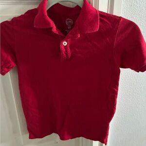 Classic Red Kids Polo Shirt